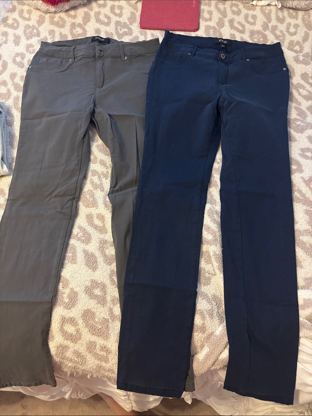 Active USA Navy and Gray Jeggings- size M